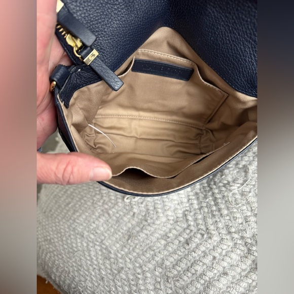 Talbots Navy Blue Crossbody with 2 straps - 9 1/2” x 7” - beautiful condition - Picture 7 of 9